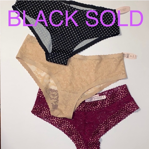 Lg NWT Victoria's Secret Panty Sheer Lace HipHugger Beige Angel’s Secret Embrace - Picture 10 of 11